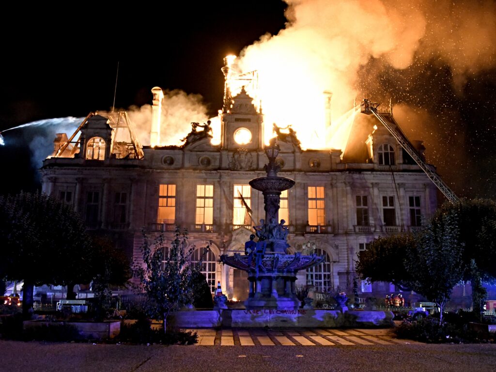 France is on fire
